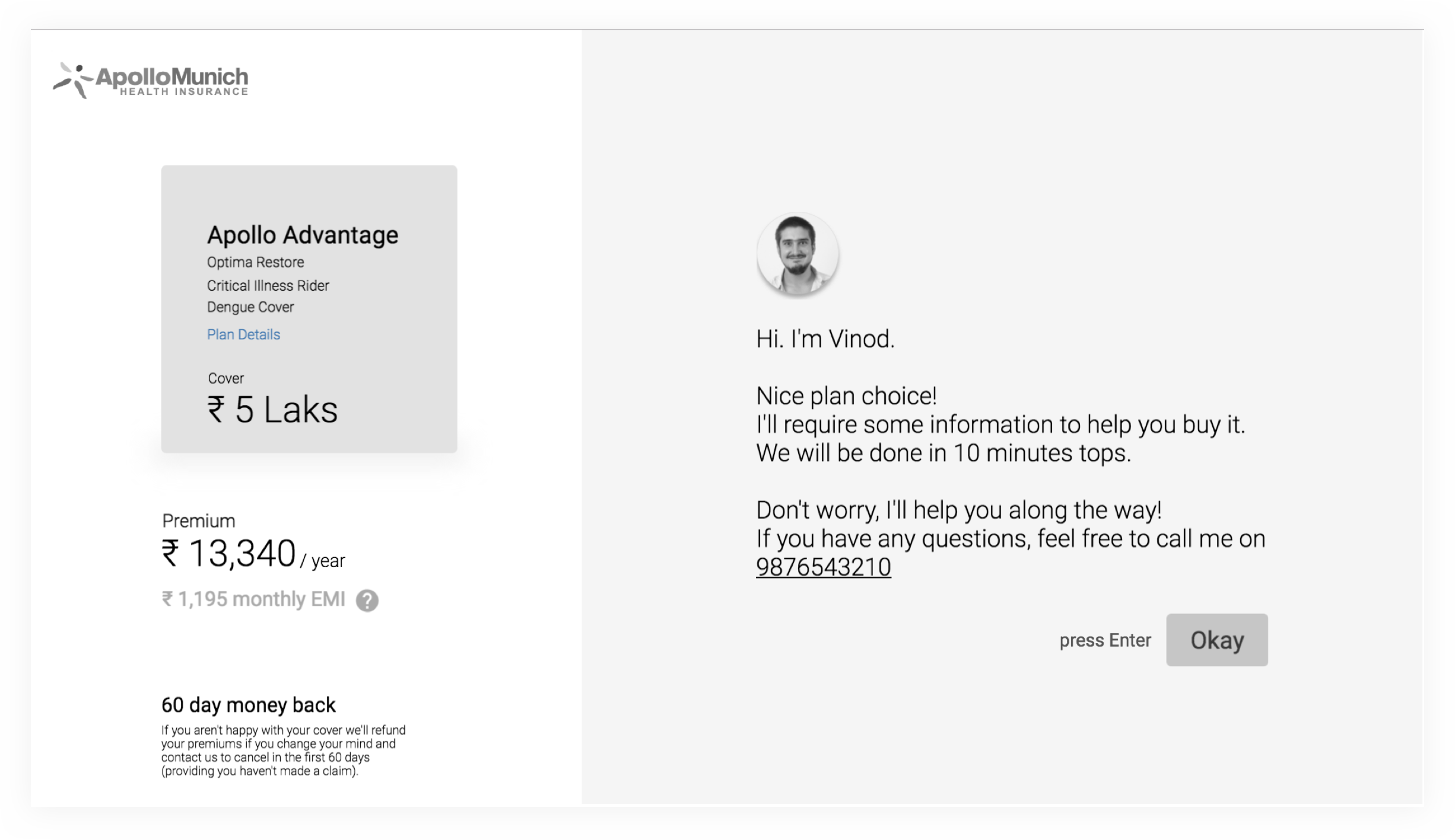 Rewamping Apollo Munich Insurance Website.