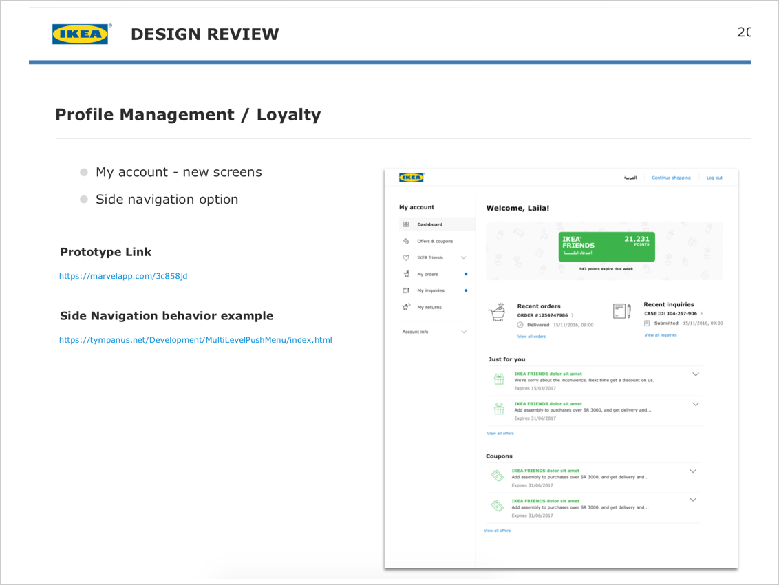 Re-designing IKEA/SA’s Webstore