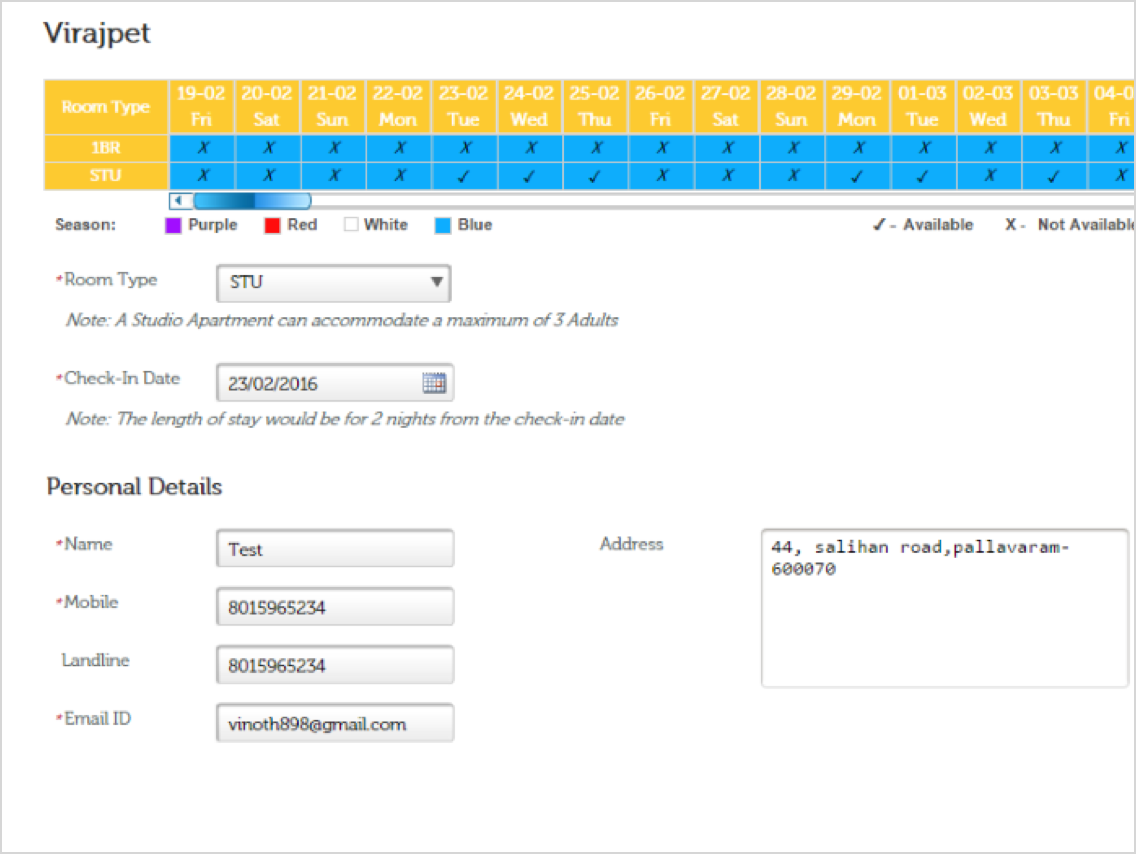 Conceived and designed a member mobile app for India's largest timeshare resorts company.