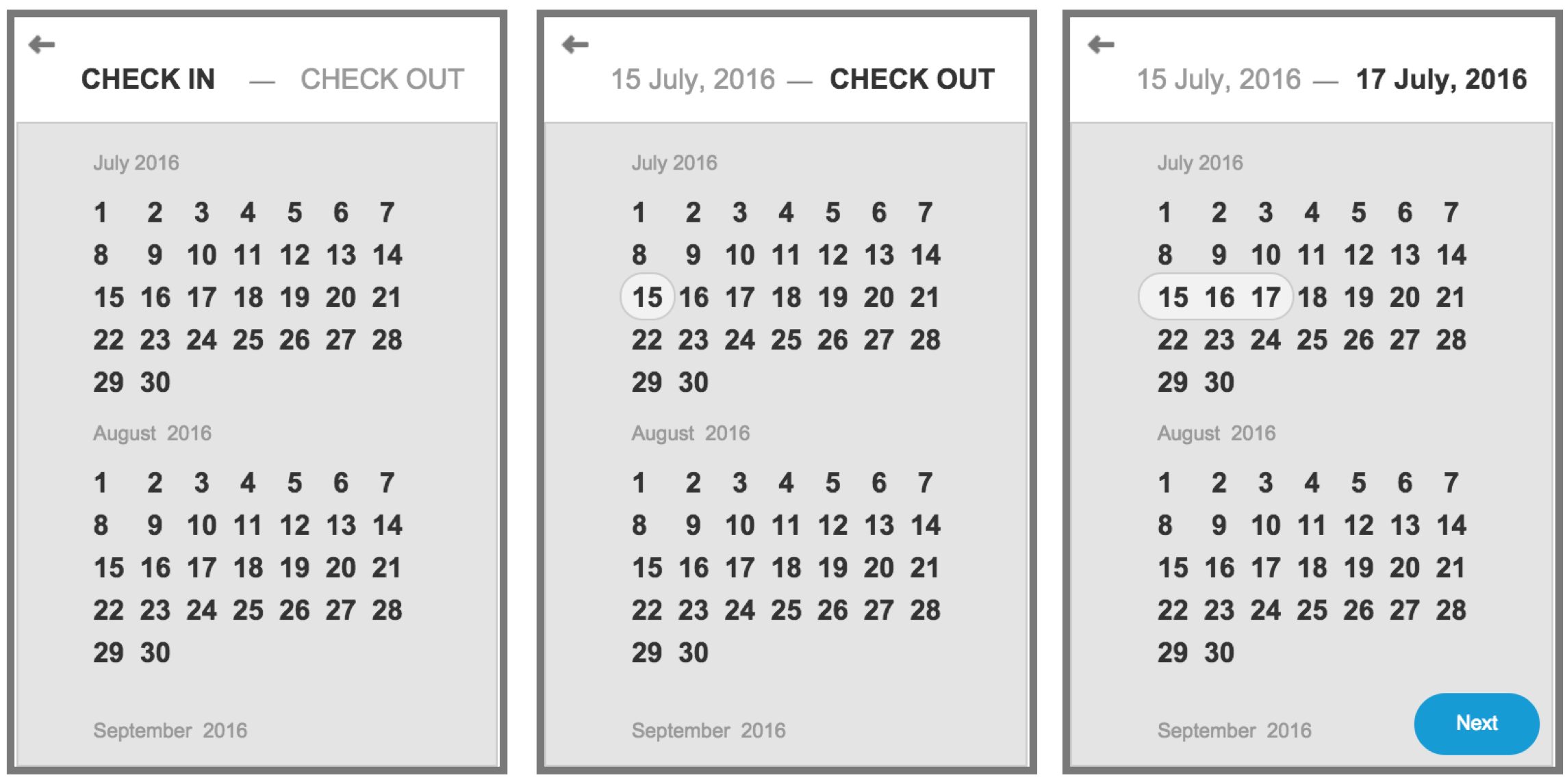 Conceived and designed a member mobile app for India's largest timeshare resorts company.